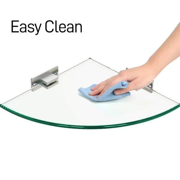 GeekDigg 2-pack glass shower shelves - Picture 13 of 14